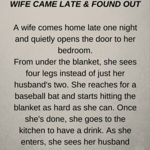 WIFE CAME LATE & FOUND OUT (FUNNY SH0RT STORY)